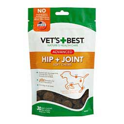 Advanced Hip and Joint Supplement Soft Chews for Dogs Vets+Best